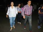 Govinda and Sunita Ahuja snapped at Mumbai Airport