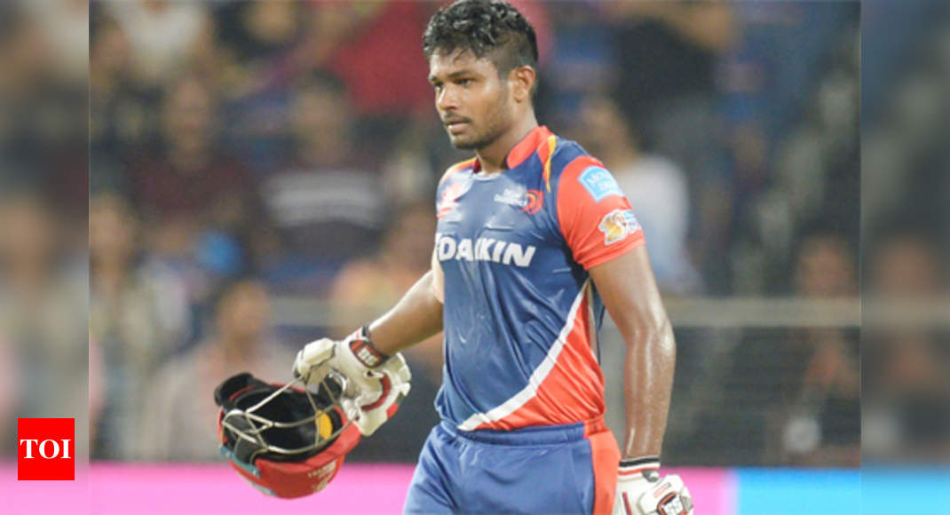 IPL 2017: Sanju Samson hits season's first ton | Cricket News - Times ...