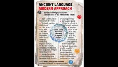 From primary to PhD, a big Sanskrit push