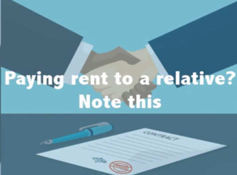 Paying rent to a relative? Note this