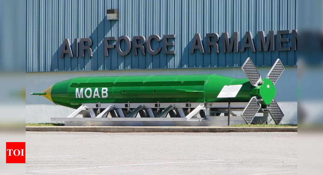 Mother Of All Bombs Five Things To Know About GBU 43 The Mother Of   Photo 