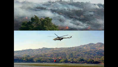 Massive fire at Mount Abu forests, IAF swings into action