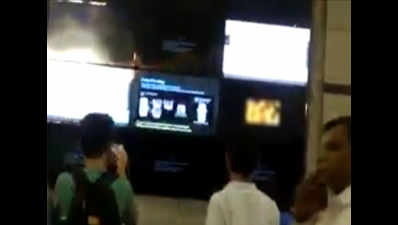 Porn clip plays on big screen at Delhi metro station