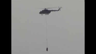 Rajasthan: IAF choppers deployed to control raging blaze in Mt Abu