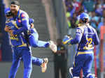 Harbhajan Singh took a wicket