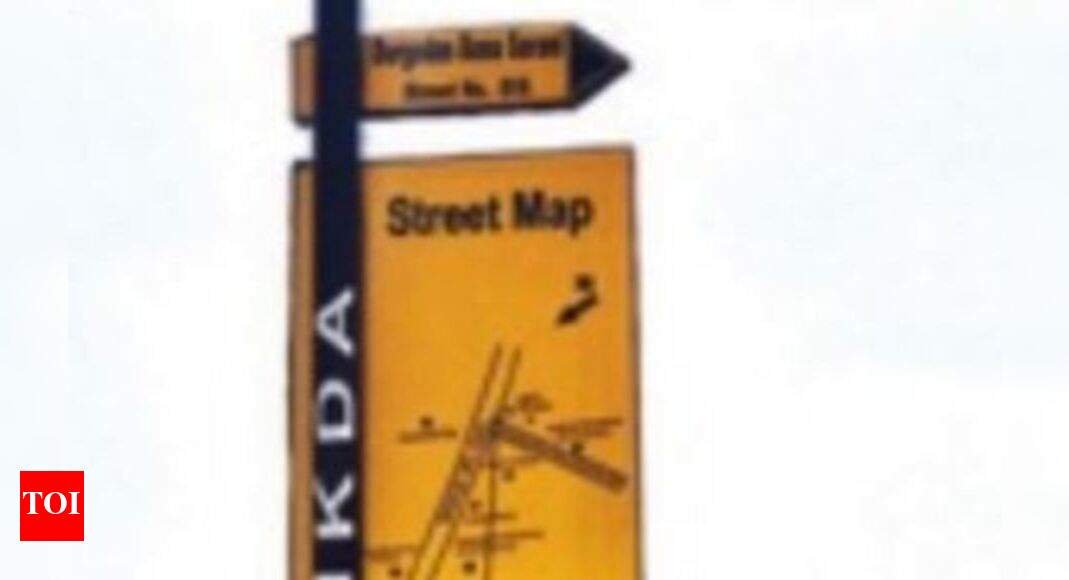 Wayfinding Signage Kolkata Streetsmart New Town shows the way