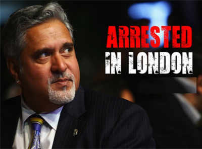 Vijay Mallya arrested in London