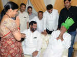 Anupriya Patel greets Om Prakash Chautala