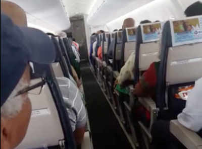 SpiceJet plays National Anthem with passengers strapped to seats