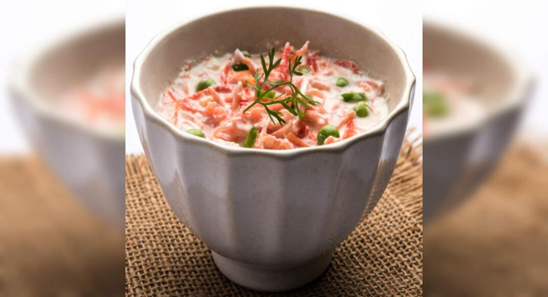 Carrot Raita Recipe: How to Make Carrot Raita Recipe | Homemade Carrot Raita Recipe
