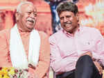 Kapil Dev and Mohan Bhagwat together