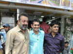 Sanjay Dutt,Omung Kumar and Sandeep Singh together on the sets