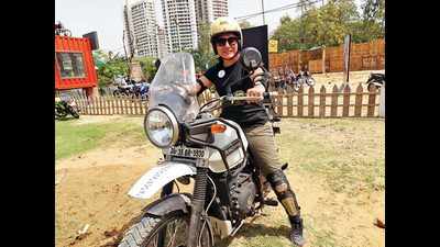 First-time women bikers take a spin on Gurgaon roads