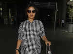 Sunidhi Chauhan snapped at Mumbai airport