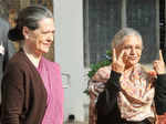 Sonia Gandhi with Sheila Dikshit
