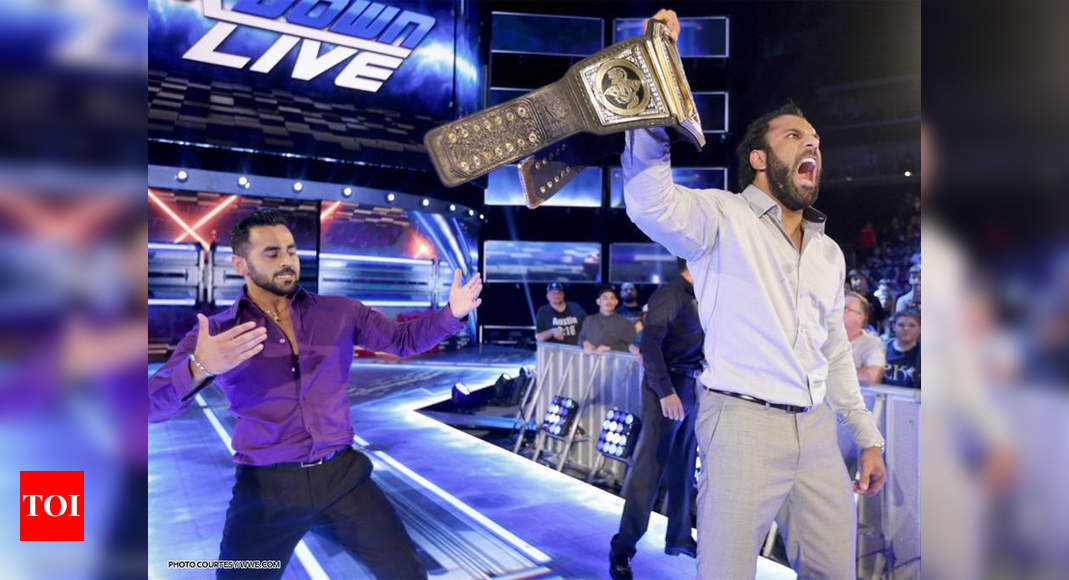 WWE SmackDown Live: Jinder Mahal Takes Randy Orton's Title | WWE News ...