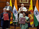 Sushma Swaraj and Malik Samarawickrama photos