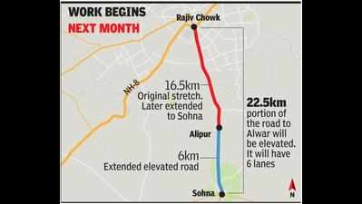 May launch of Sohna elevated road project