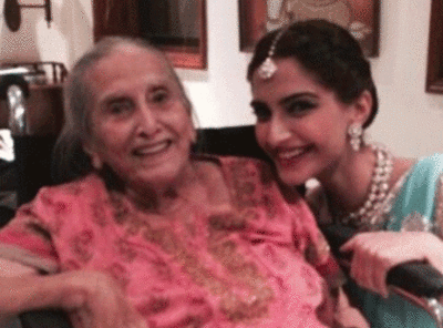 Sonam Kapoor posts an emotional message on grandmother’s demise
