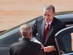 Pranab Mukherjee and Recep Tayyip Erdogan photos