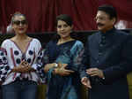 Gauri Khan,Shaina NC and Maharashtra governor Ch. Vidyasagar Rao during celebrations