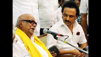 M Karunanidhi better, likely to make appearance on his birthday: MK Stalin
