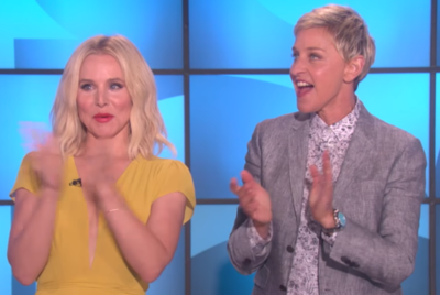 Kristen Bell Co-Hosts with Ellen!