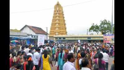 Chamundi temple revenue stands at Rs 24.09 crore