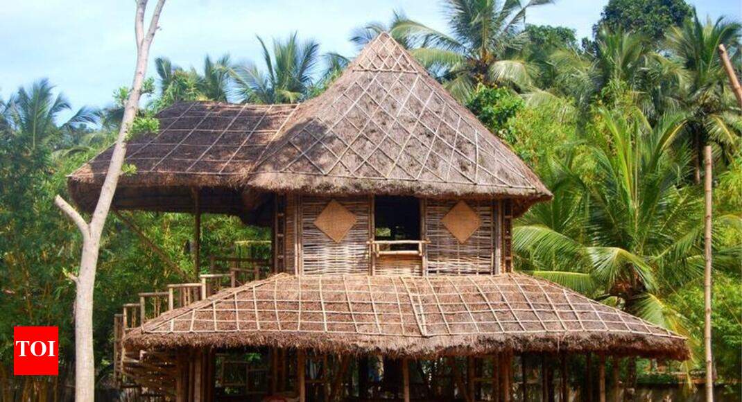 Bamboo building unveiled Thiruvananthapuram News Times of India