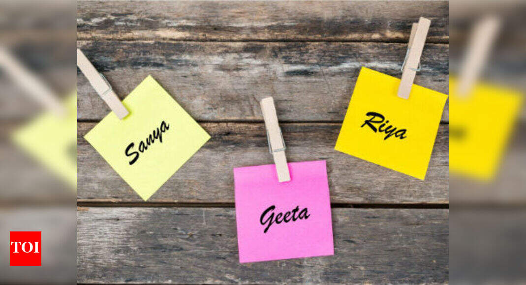 What’s in a name? - The Times of India