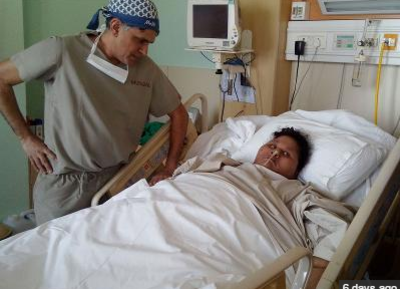 330 kilograms lighter, Egyptian woman leaves India