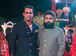 Arikesh Singh with Aridaman Singh at the wedding