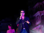 Mika Singh performs at the wedding