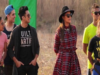 Neha and Harbhajan share a cutesy moment on MTV Roadies Rising