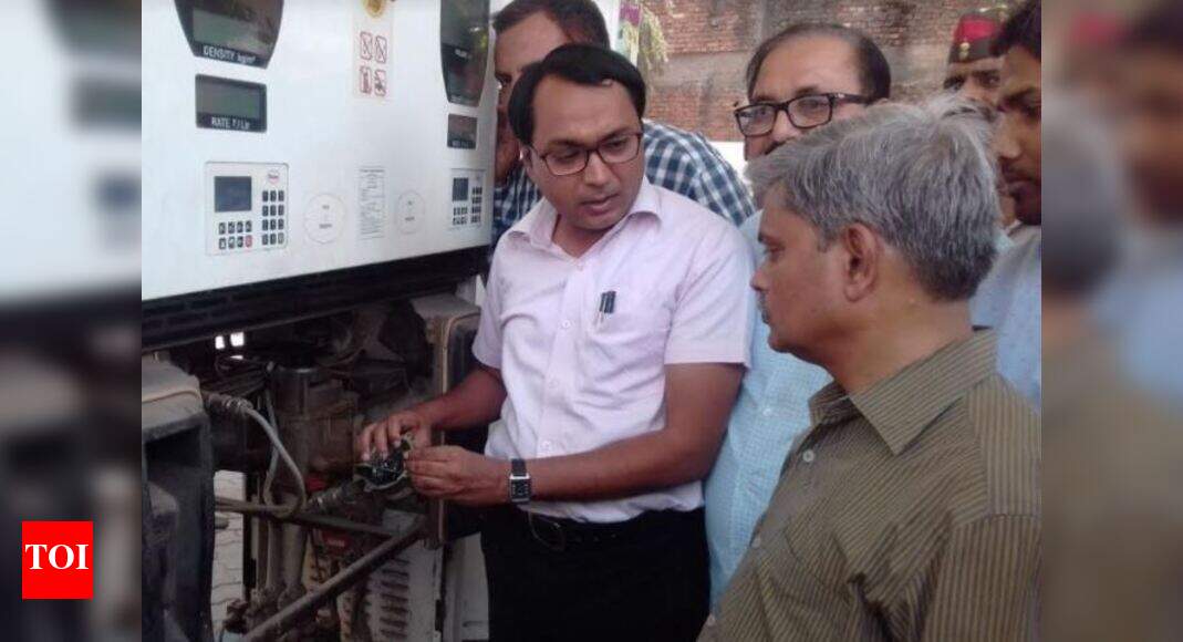 Petrol Pump Sealed Varanasi Petrol pump sealed on detection of