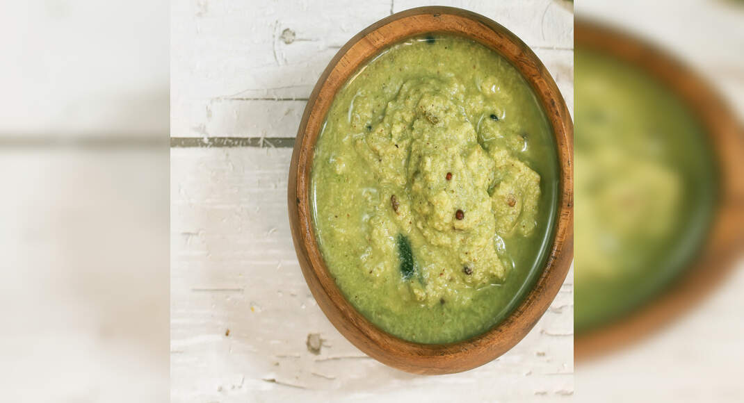 Coriander Coconut Chutney Recipe How to Make Coriander Coconut Chutney