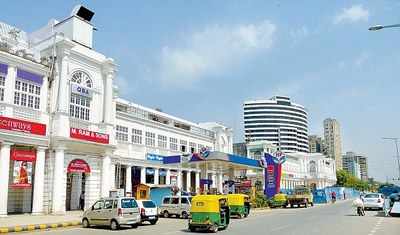 Vehicle-free Connaught Place a distant dream