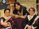 Asha Parekh and Helen with Upasana Singh