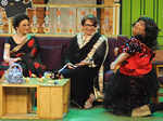 Asha Parekh and Helen with Kiku Sharda