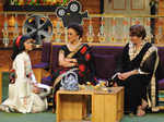 Sumona Chakravarti with Asha Parekh and Helen