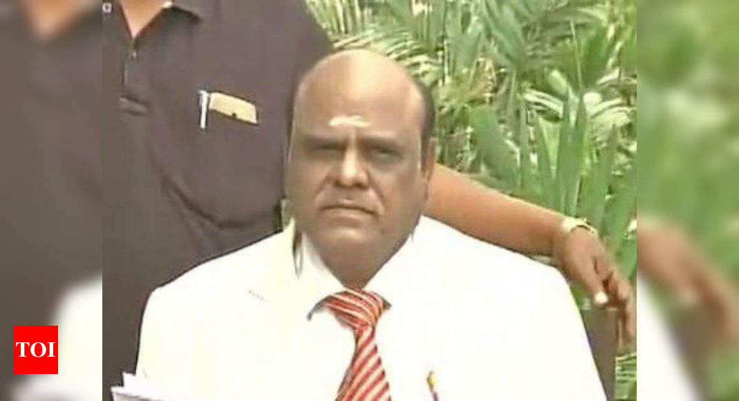 CS Karnan:  Supreme Court sentences Justice Karnan to 6 months in jail for contempt of court | India News - Times of India