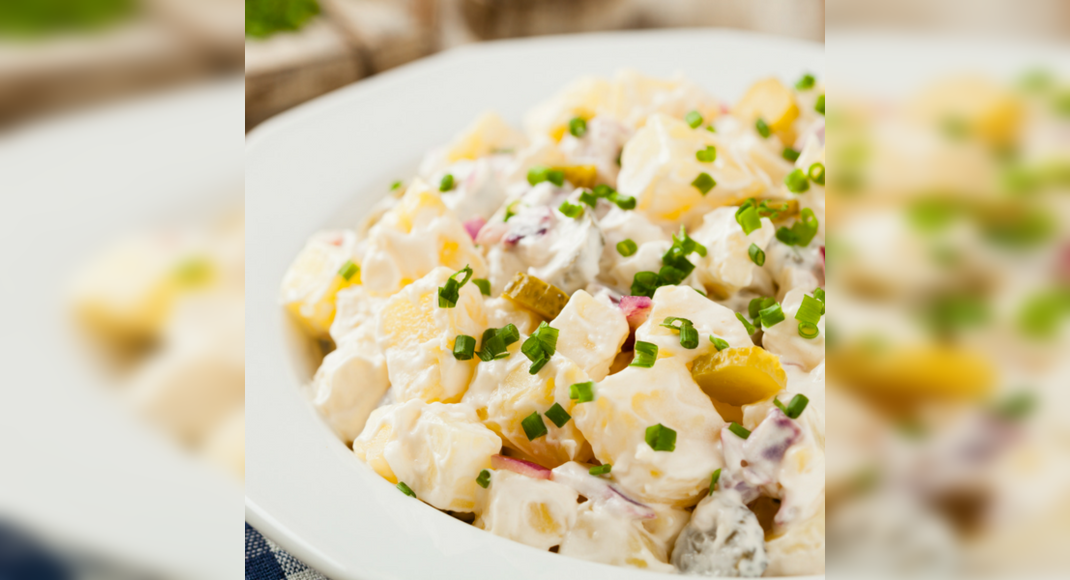 Potato Salad with Mayonnaise Recipe: How to make Potato Salad with Mayonnaise Recipe at Home | Homem