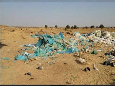 Plastic bags acted as carrier of fire at trenching ground