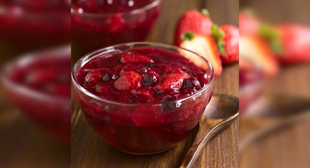 Strawberry Compote Recipe: How to Make Strawberry Compote Recipe | Homemade Strawberry Compote Recip