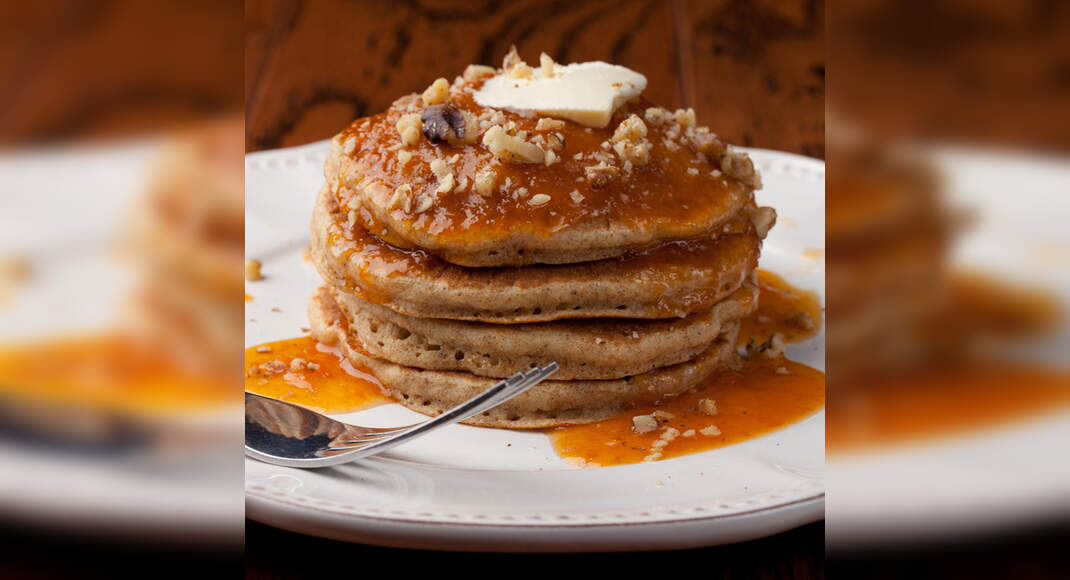 Whole Wheat Pancake with Banana Recipe: How to Make Whole Wheat Pancake with Banana Recipe | Homemad