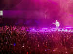 Justin Bieber performs in front of sea of fans