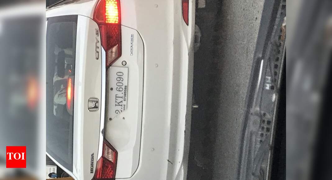unique number plate... is this from India - Times of India