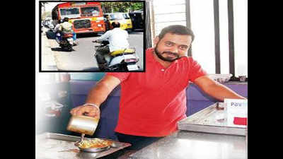 Misal pav vendor’s smart solution to traffic woes gets minister’s attention