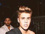 Justin Bieber looking amused