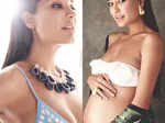 Beautiful Lisa Haydon posing for her pregnancy shoot